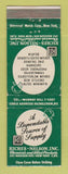 Matchbook Cover - Riches Nelson Chemical New York City