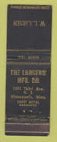 Matchbook Cover - Larsens' Manufacturing Minneapolis MN Sheet Metal