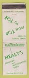 Matchbook Cover - Healy's Stores Detroit MI WEAR