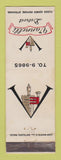 Matchbook Cover - Vannelli Detroit MI Italian Restaurant
