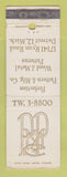 Matchbook Cover - Perfection Pattern Wood Metal Detroit MI WEAR