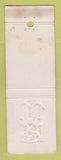Matchbook Cover - Perfection Pattern Wood Metal Detroit MI WEAR