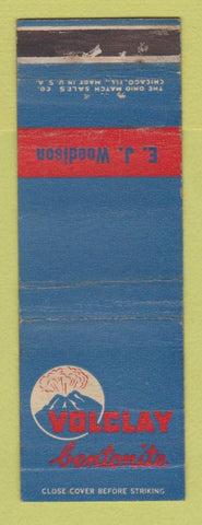 Matchbook Cover - Volclay Bentonite EJ Woodison WORN