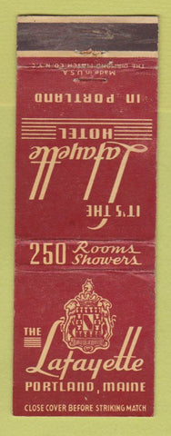 Matchbook Cover - Lafayette Hotel Portland ME WEAR