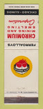 Matchbook Cover - Ferro Alloys Chromium Mining Smelting Chicago IL WEAR