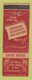 Matchbook Cover - Chick House Fort Lauderdale FL WEAR