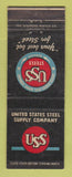 Matchbook Cover - USS United States Steel Supply