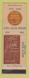 Matchbook Cover - South Bend Tools Lathes IN 1957