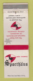 Matchbook Cover - Sporthaus Don Thomas Clothes Skiing Gear WEAR
