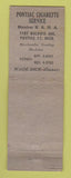 Matchbook Cover - Pontiac Cigarette Service MI WEAR