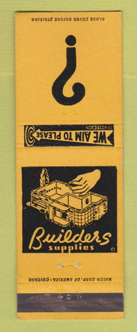 Matchbook Cover - Whitman Building Blasting Supply Hardware Jackson MI