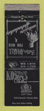 Matchbook Cover - Kosin's Men's Clothes Detroit MI WEAR