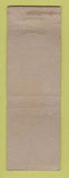 Matchbook Cover - Wonder Solv Anti Freeze Camden NJ Miller Manufacturing