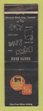Matchbook Cover - South Bend Lathe Tools IN WEAR