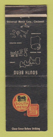 Matchbook Cover - South Bend Lathe Tools IN WEAR