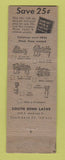 Matchbook Cover - South Bend Lathe Tools IN WEAR