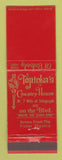 Matchbook Cover - Topinka's Country House Detroit MI