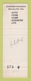 Matchbook Cover - Farm Bureau Covington VA Mary Hamm