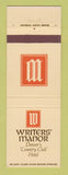 Matchbook Cover - Writers' Manor Hotel Denver Colorado
