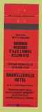 Matchbook Cover - Shartlesville Hotel PA