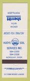 Matchbook Cover - Hudye Soil Services Norquay SK