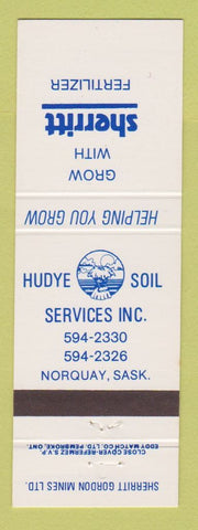 Matchbook Cover - Hudye Soil Services Norquay SK