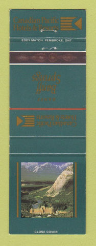 Matchbook Cover - Canadian Pacific Hotels Banff Springs AB