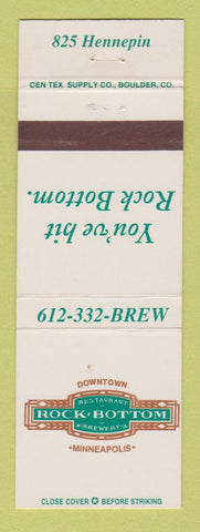 Matchbook Cover - Rock Bottom Brewery Minneapolis MN