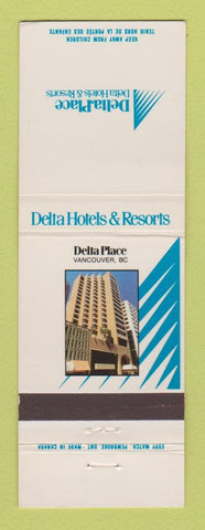 Matchbook Cover - Delta Hotels Delta Place Vancouver BC