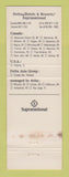 Matchbook Cover - Delta Hotels Regina SK