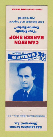 Matchbook Cover - Cameron Barber Shop Shreveport LA WEAR