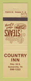 Matchbook Cover - Country Inn Somerville TX