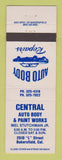 Matchbook Cover - Central Auto Body Paint Works Bakersfield CA
