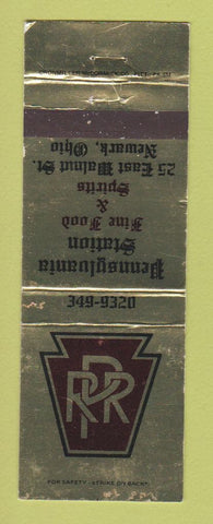 Matchbook Cover - Pennsylvania Station Restaurant Newark OH WEAR