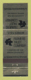 Matchbook Cover - Farmers Trust Company Carlisle Camp Hill PA WEAR