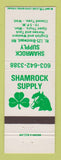 Matchbook Cover - Shamrock Supply Horse Tack Brentwood NH