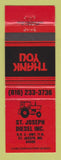 Matchbook Cover - St Joseph Diesel MO