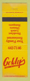 Matchbook Cover - Goldy's Family Restaurant