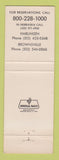 Matchbook Cover - Econo Car Rentals Harlingen Brownsville TX