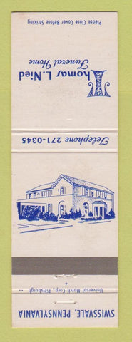 Matchbook Cover - Thomas Nied Funeral Home Swissvale PA WEAR