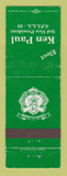Matchbook Cover - Ken Paul Southern Police VP University Louisville KY WEAR