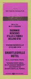 Matchbook Cover - Shartlesville Hotel PA WEAR