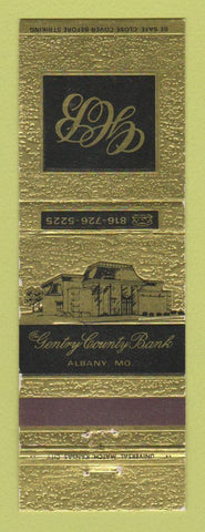 Matchbook Cover - Gentry County Bank Albany MO