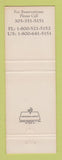 Matchbook Cover - Mardi Gras Fort Liberty King Henry's Feast Orlando FL