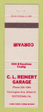 Matchbook Cover - CL Reinert Garage Corvair Pottstown PA