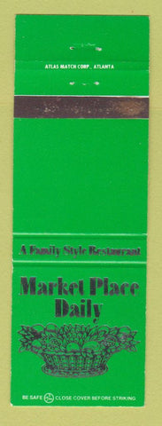 Matchbook Cover - Market Place Daily Restaurant Morrow GA WEAR