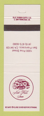 Matchbook Cover - Nob Hill Inn San Francisco CA