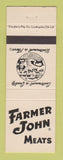Matchbook Cover - Farmer John Meats WEAR