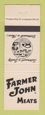 Matchbook Cover - Farmer John Meats WEAR