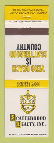 Matchbook Cover - Scattergood Real Estate Vero Beach FL